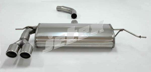 Jetex Stainless Steel Back Box for VW Golf Mk 5 (1K)