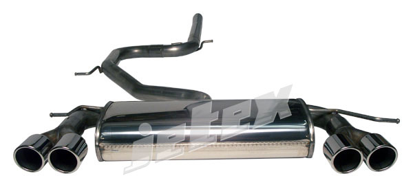 Jetex Stainless Steel Exhaust System for VW Golf Mk 5 (1K)
