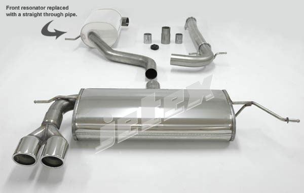 Jetex Stainless Steel Exhaust System for VW Golf Mk 5 (1K)