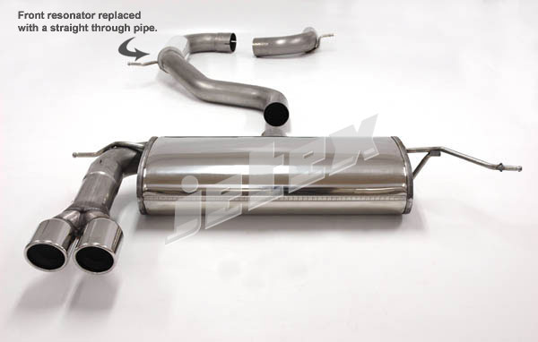 Jetex Stainless Steel Exhaust System for Audi A3 (8P)