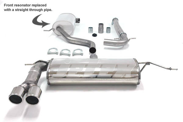 Jetex Stainless Steel Exhaust System for Audi A3 (8P)