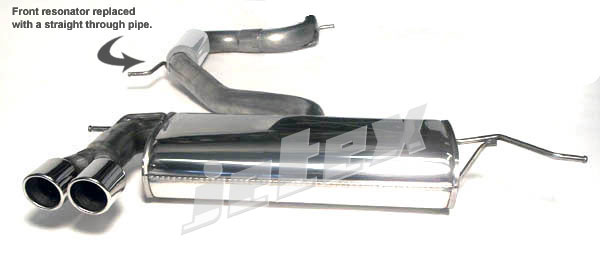 Jetex Stainless Steel Exhaust System for VW Scirocco Mk 3