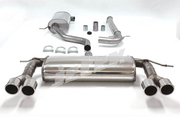 Jetex Stainless Steel Exhaust System for Audi A3 (8P)