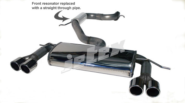 Jetex Stainless Steel Exhaust System for Seat Leon Mk 2 (1P)