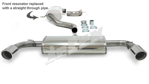 Jetex Stainless Steel Exhaust System for VW Golf Mk 6 (5K)