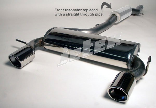 Jetex Stainless Steel Exhaust System for Audi TT (8N)