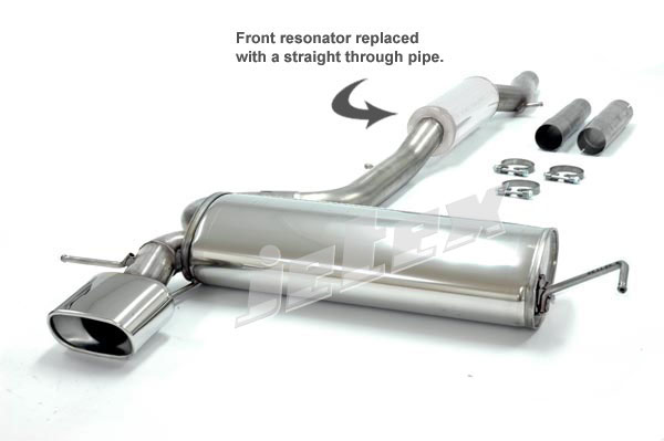 Jetex Stainless Steel Exhaust System for VW Golf Mk 4 (1J)