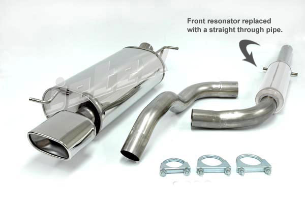 Jetex Stainless Steel Exhaust System for Audi A3 (8L)