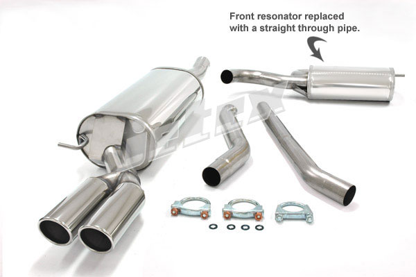 Jetex Stainless Steel Exhaust System for Audi A6 (4A)