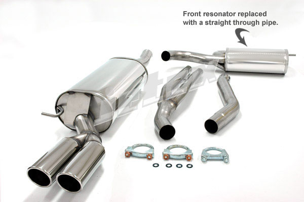 Jetex Stainless Steel Exhaust System for Audi A6 (4A)
