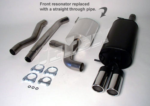 Jetex Stainless Steel Exhaust System for VW Passat Mk 4 (3B/3BG)
