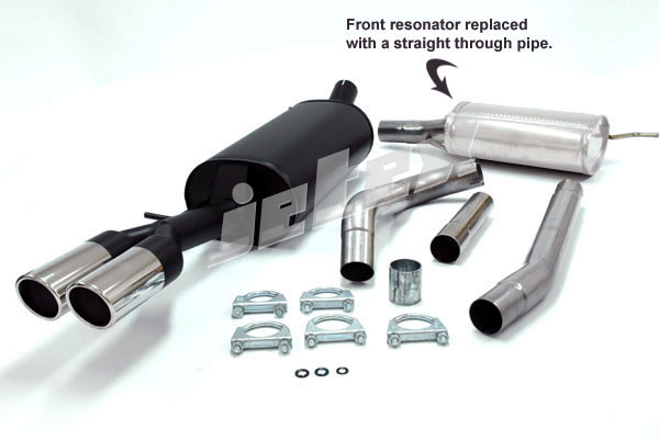 Jetex Stainless Steel Exhaust System for Audi A4 (8D)