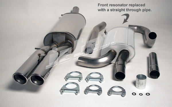 Jetex Stainless Steel Exhaust System for Audi A4 (8D)