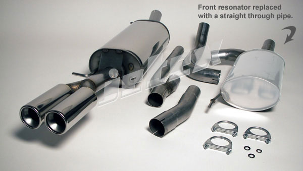 Jetex Stainless Steel Exhaust System for Audi A4 (8D)