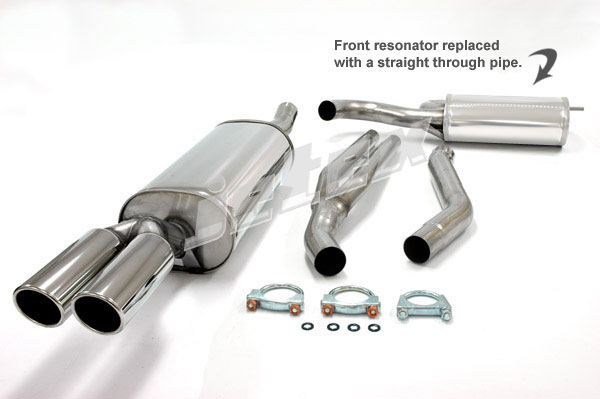 Jetex Stainless Steel Exhaust System for Audi A6 (4A)