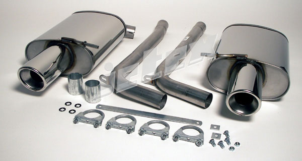 Jetex Stainless Steel Back Box for Audi A4 (8E/8H)