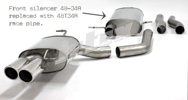 Jetex Stainless Steel Exhaust System for Audi A5 (8T/8F)
