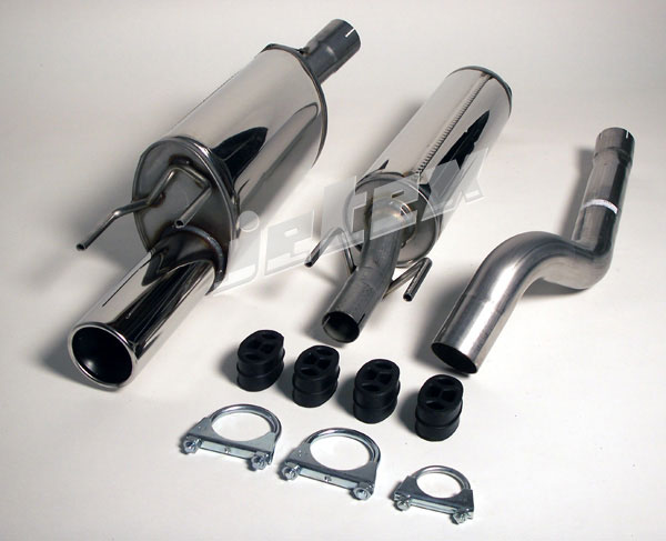 Jetex Stainless Steel Exhaust System for Vauxhall Corsa Mk 1 (B)