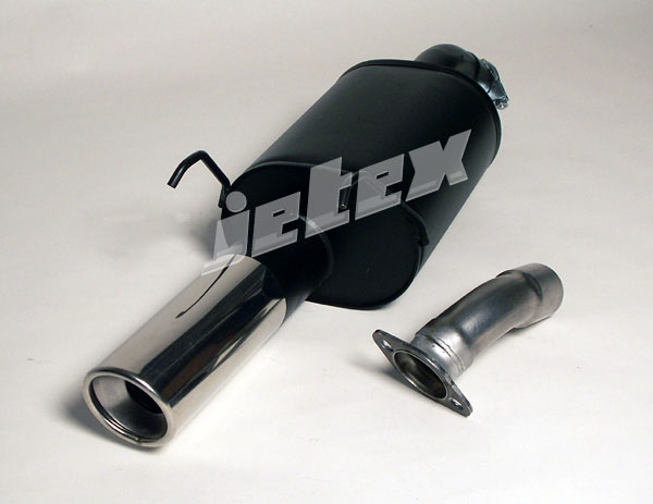 Jetex Stainless Steel Back Box for Honda Civic Mk 6