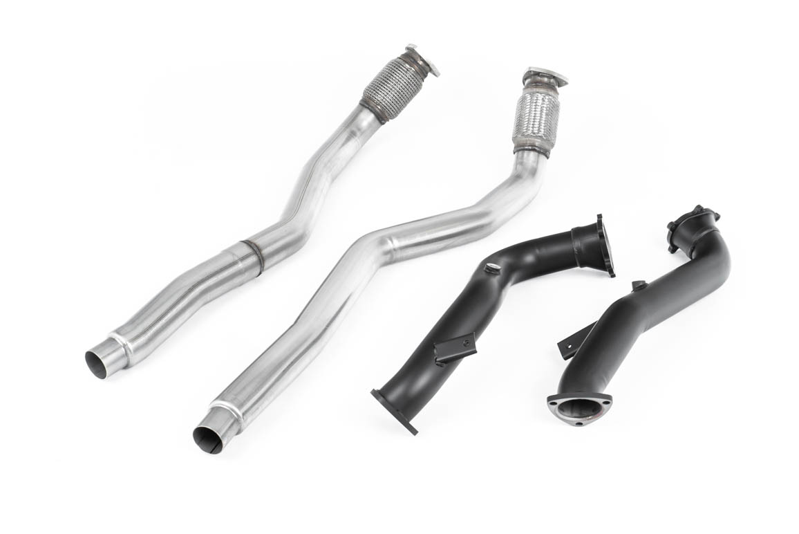 Milltek Large Bore Downpipes and Cat Bypass Pipes for Audi RS7 (4G)