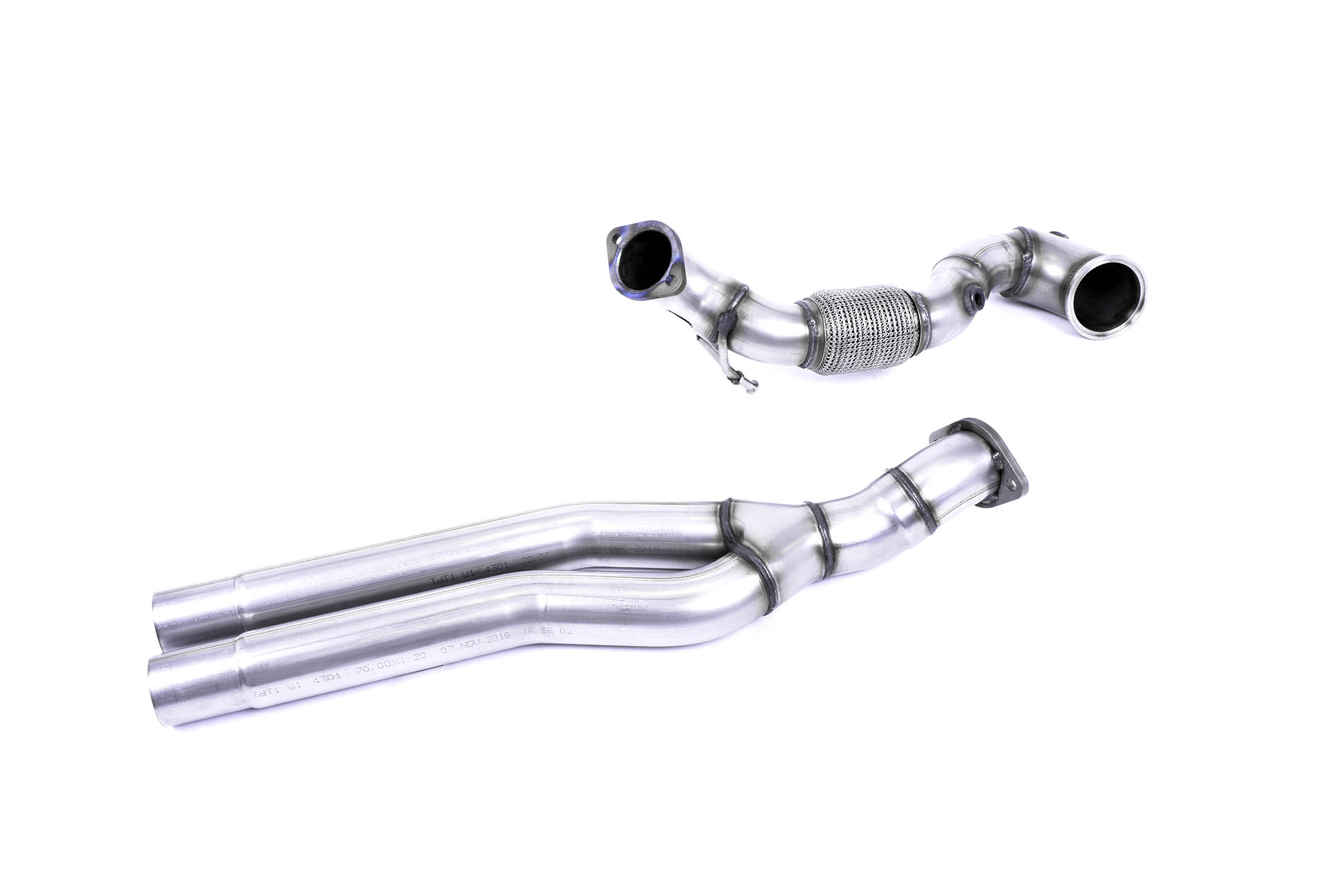 Milltek Large Bore Downpipe and De-Cat for Audi RS3 (8V)