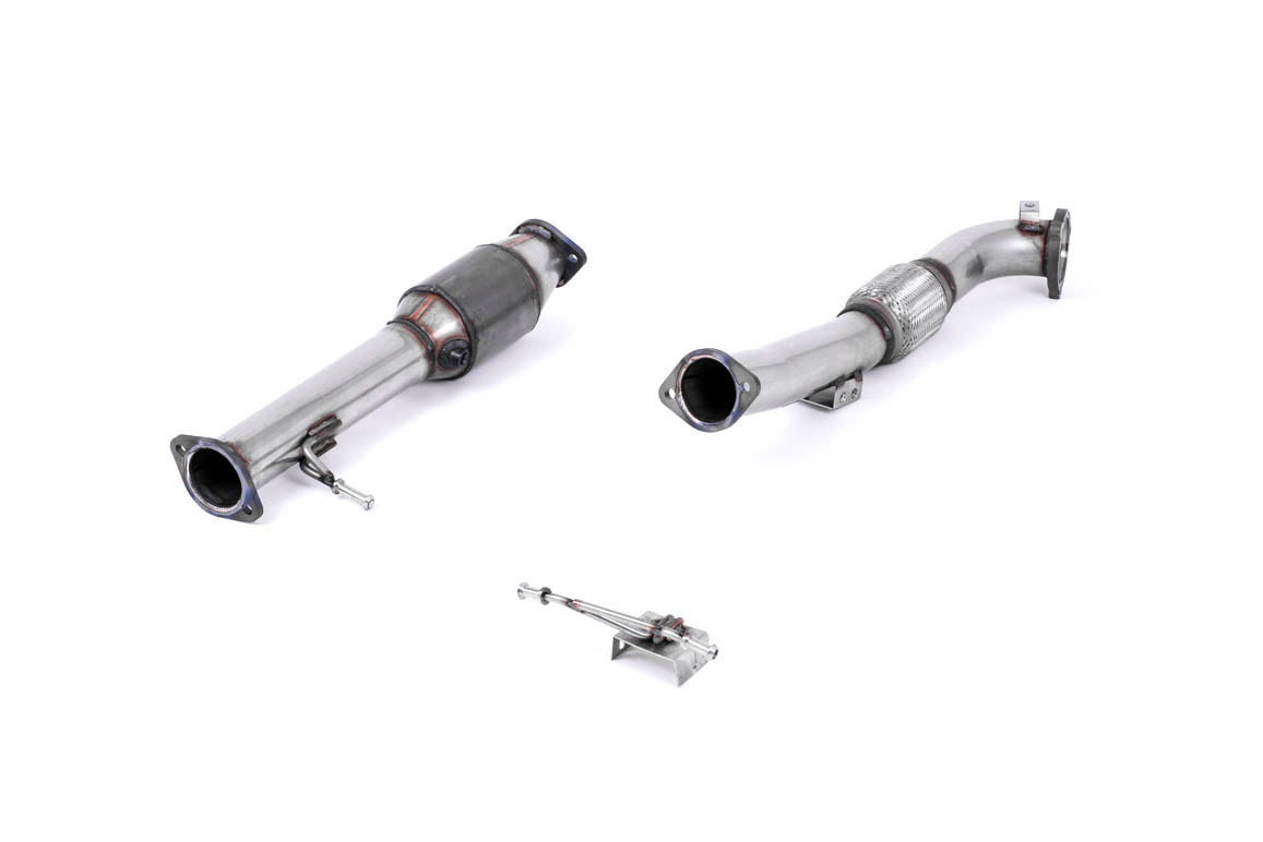Milltek Large Bore Downpipe and Hi-Flow Sports Cat for Ford Focus Mk 2