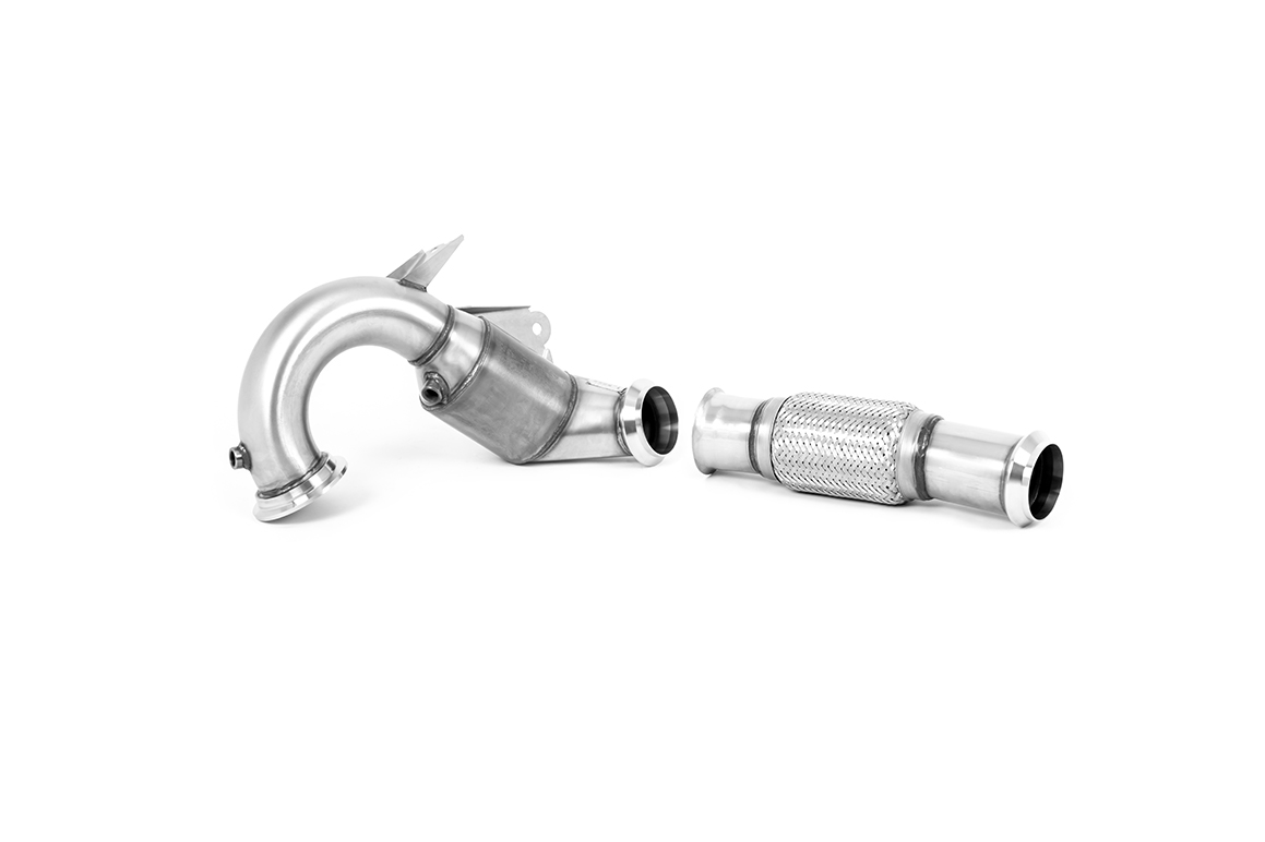 Milltek Large Bore Downpipe and Hi-Flow Sports Cat for Mercedes A-Class