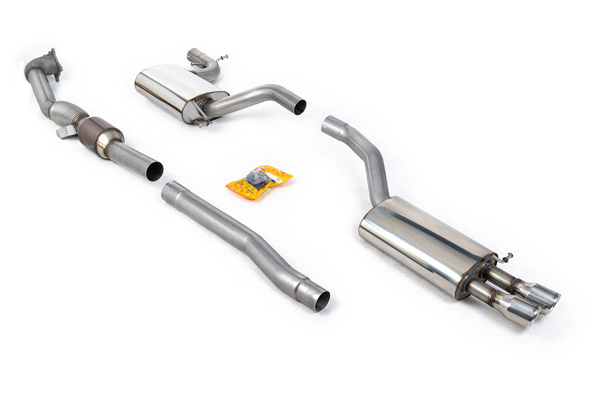 Milltek Turbo Back inc Hi-Flow Sports Cat for Skoda Octavia Mk 2 (1Z)