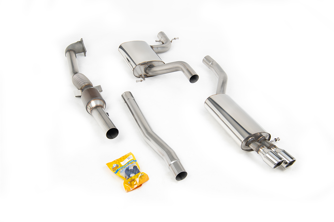 Milltek Turbo Back inc Hi-Flow Sports Cat for VW Jetta Mk 5