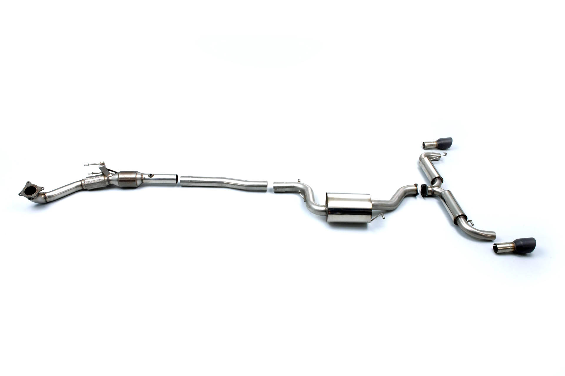 Milltek Turbo Back inc Hi-Flow Sports Cat for VW Golf Mk 6 (5K)