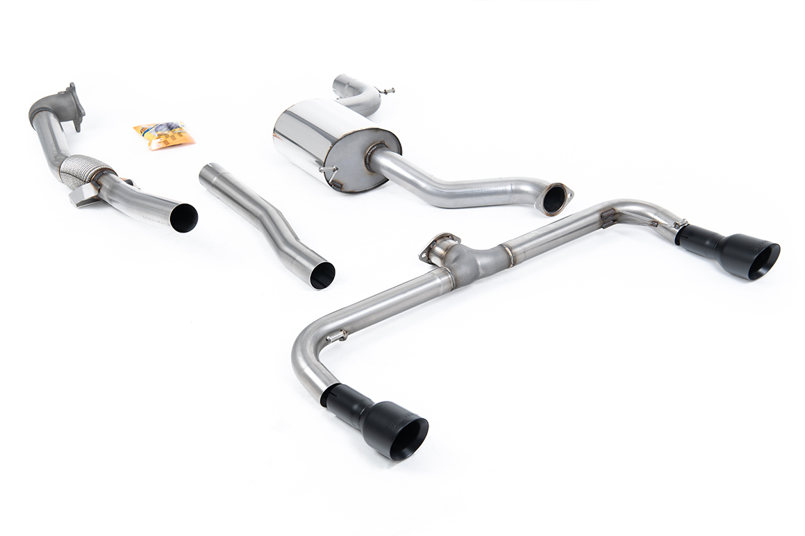 Milltek Turbo Back exc Hi-Flow Sports Cat for VW Scirocco Mk 3