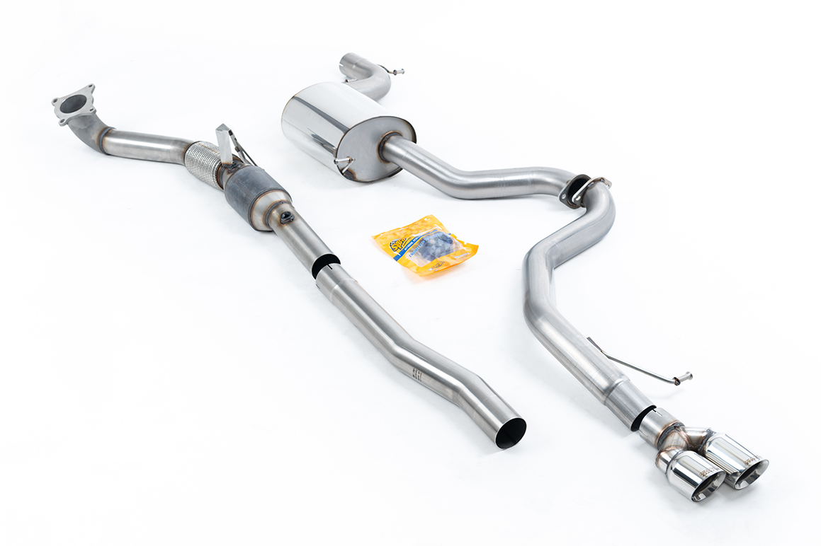 Milltek Turbo Back inc Hi-Flow Sports Cat for VW Jetta Mk 6