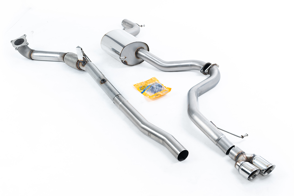 Milltek Turbo Back exc Hi-Flow Sports Cat for VW Jetta Mk 6