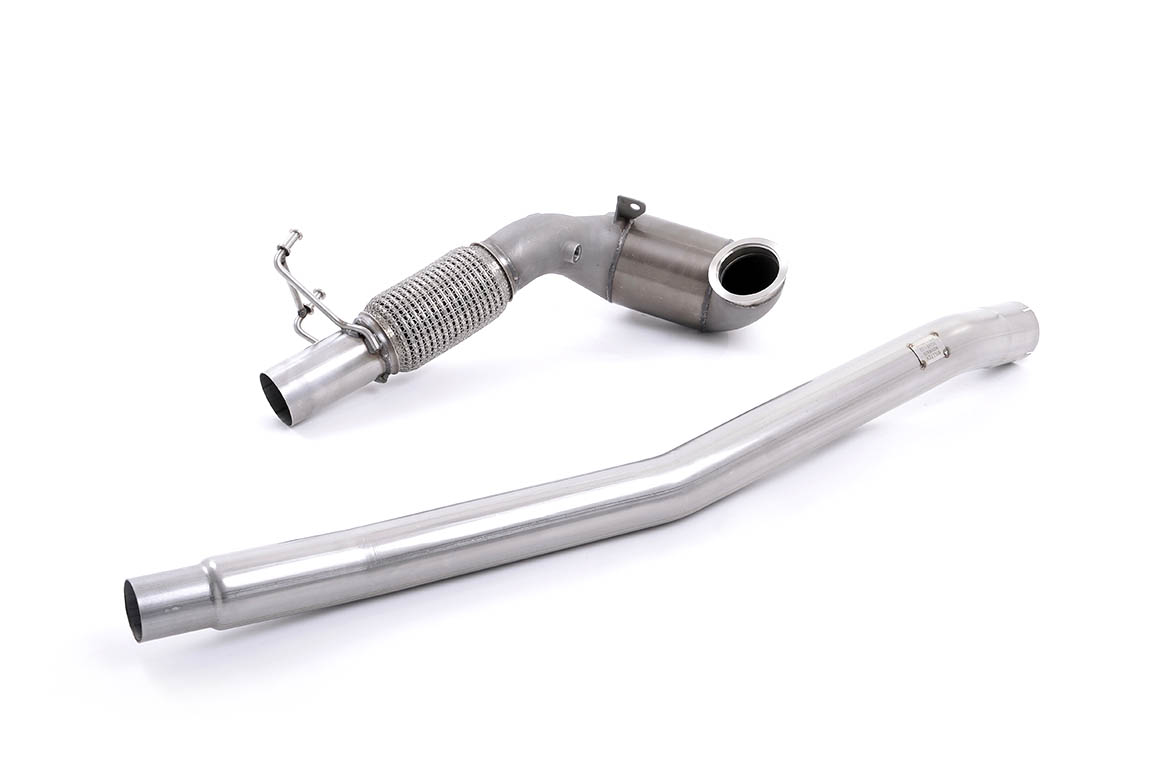 Milltek Large Bore Downpipe and Hi-Flow Sports Cat for Audi S3 (8V)