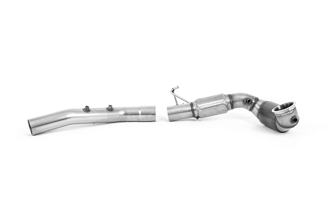Milltek Large Bore Downpipe and Hi-Flow Sports Cat for Skoda Octavia Mk 4 (NX)