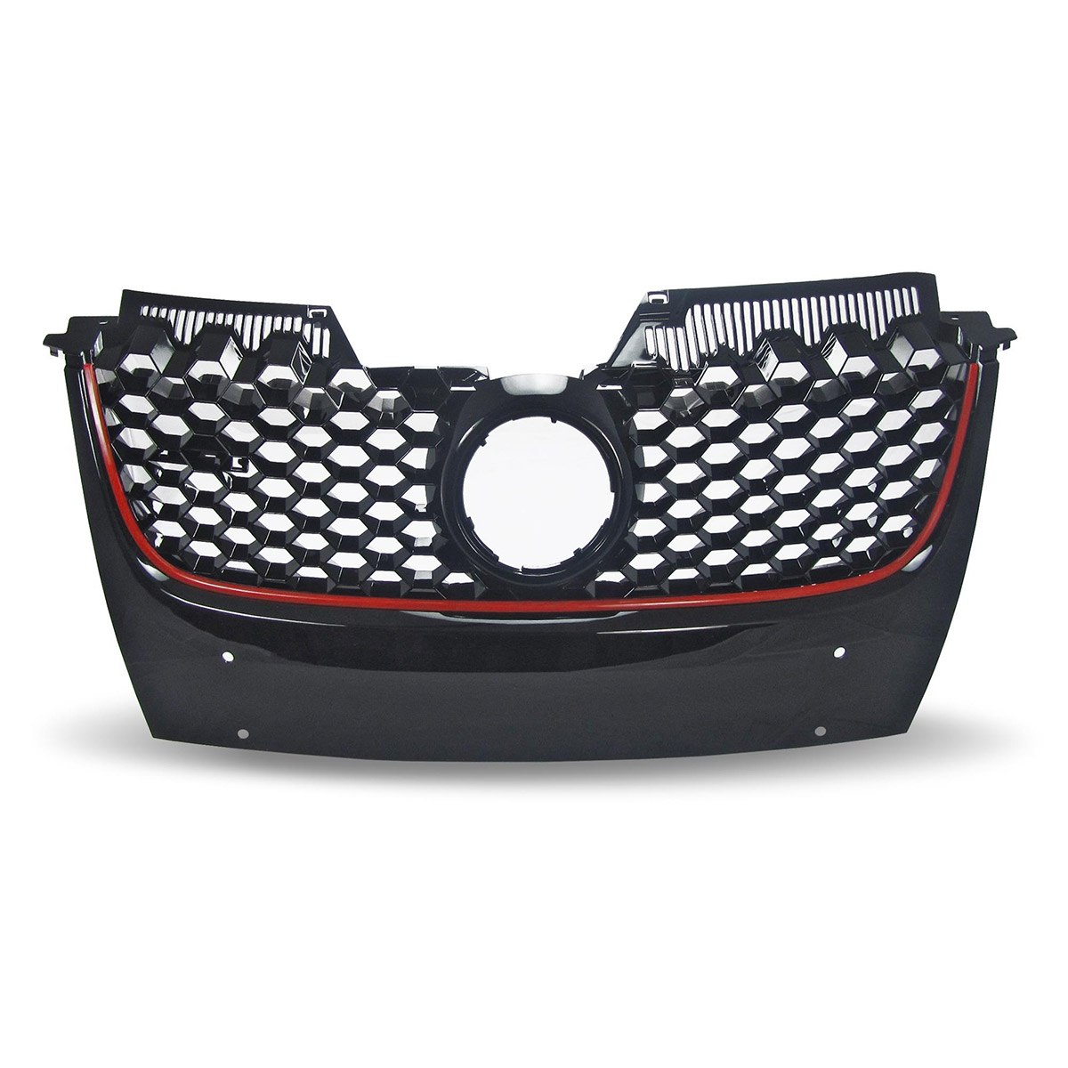 JOM Debadged Grills - GTi Honeycomb with Red Trim Debadged Grill