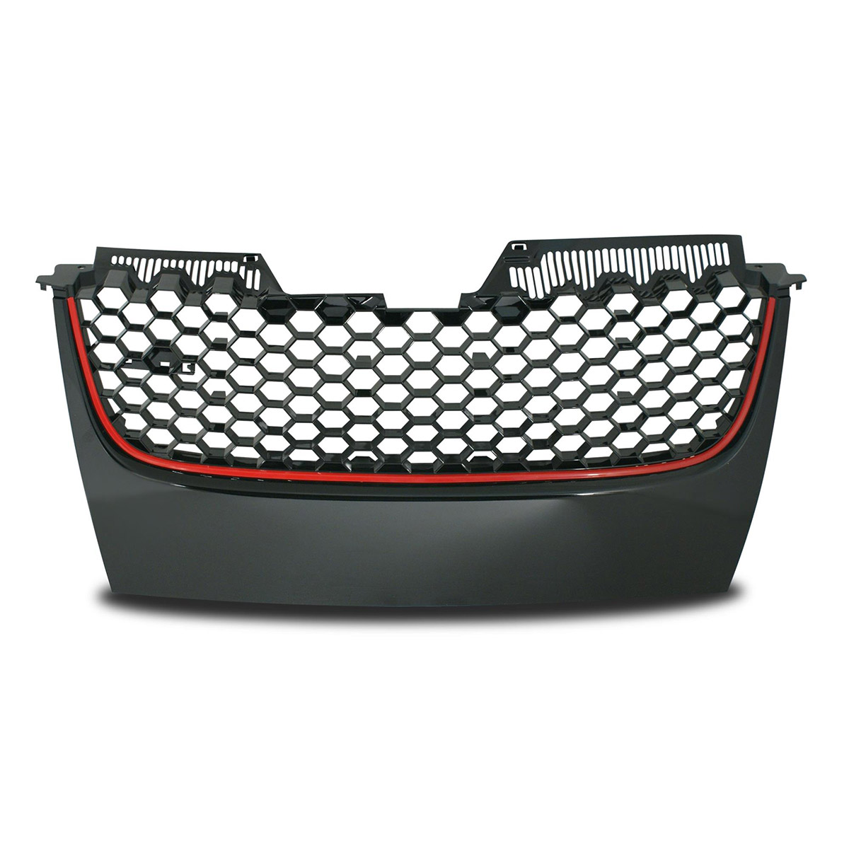 JOM Debadged Grills - GTi Honeycomb with Red Trim Debadged Grill