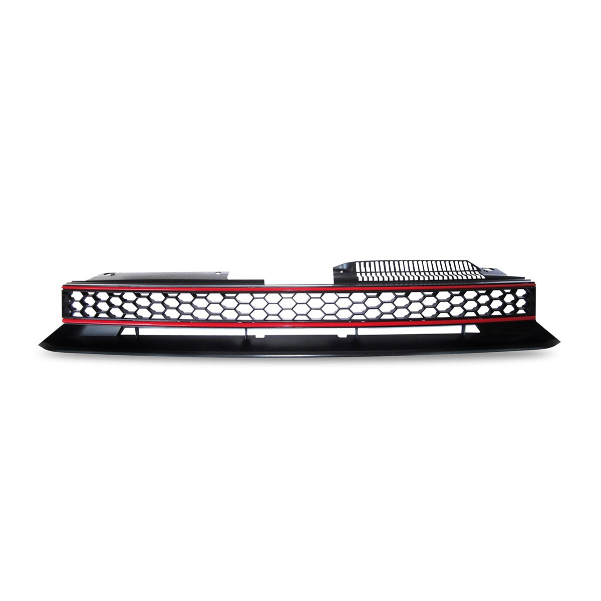 JOM Debadged Grills - Honeycomb, Red Trim Debadged Grill