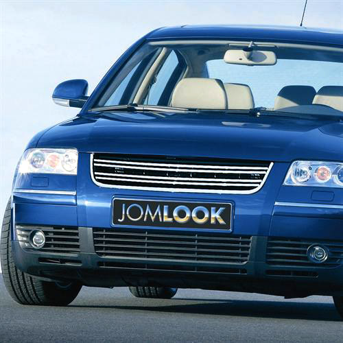 JOM Debadged Grills - Twin Slat, Chrome Trim Debadged Grill