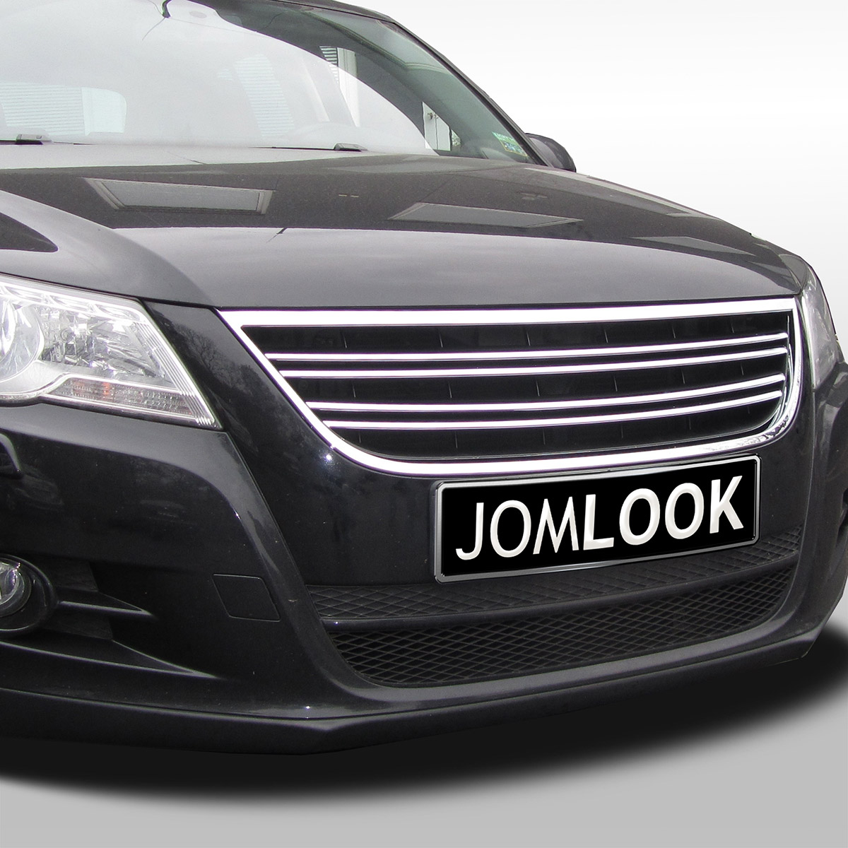 JOM Debadged Grills - Twin Slat, Chrome Trim Debadged Grill