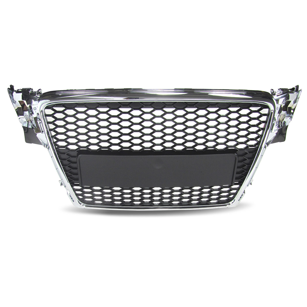 JOM Chrome/Black Debadged Grill for Audi A4 (8K)
