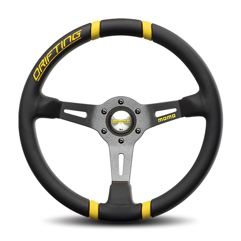 Momo Steering Wheels - Drifting Yellow 350mm Steering Wheel