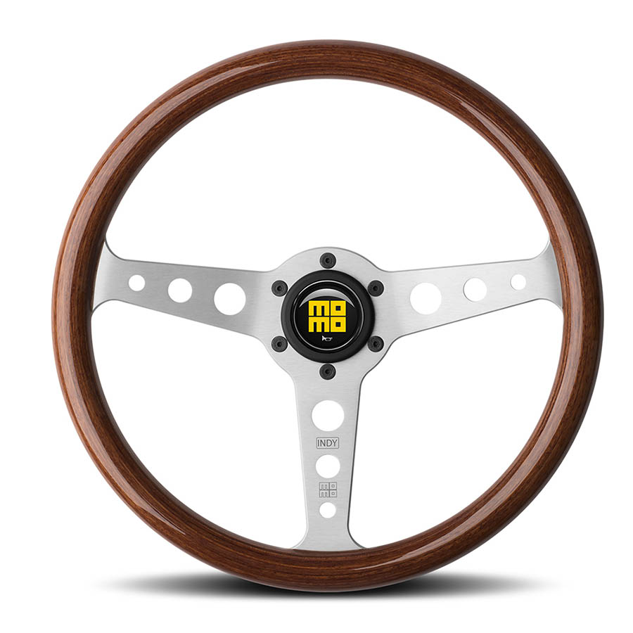 Momo Steering Wheels - Indy Heritage Silver 350mm Steering Wheel