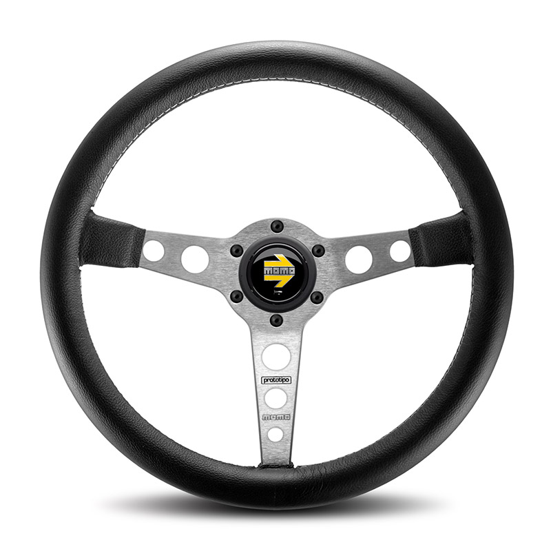 Momo Steering Wheels - Prototipo Silver 350mm Steering Wheel